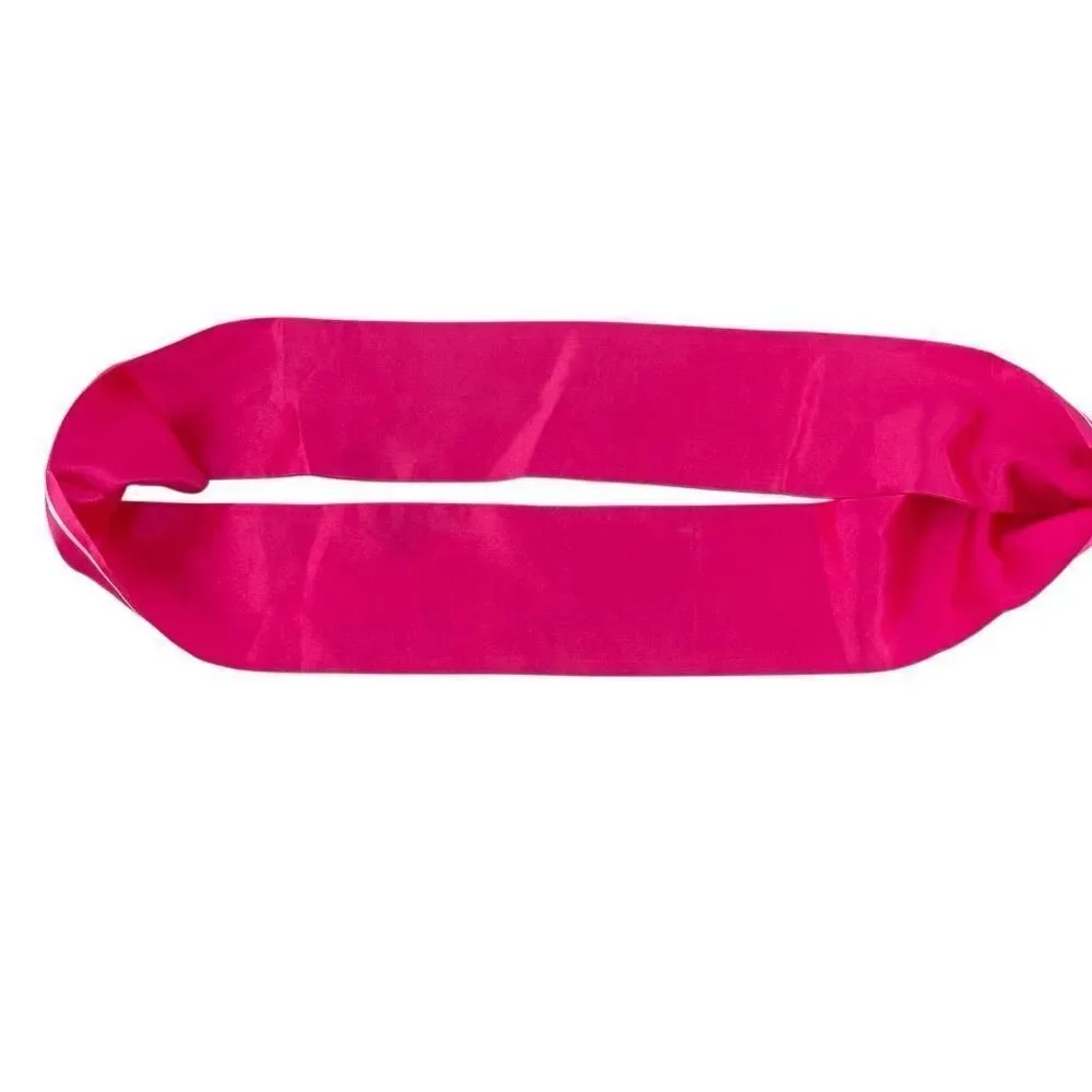 Big Sister Pink Satin Sash Heart Print Party Celebration Accessory